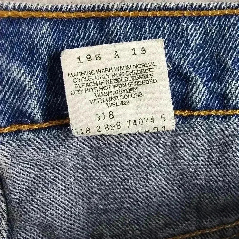 Vintage 505 Levis made in USA 34x33 regular fit straight - Picture 7 of 10